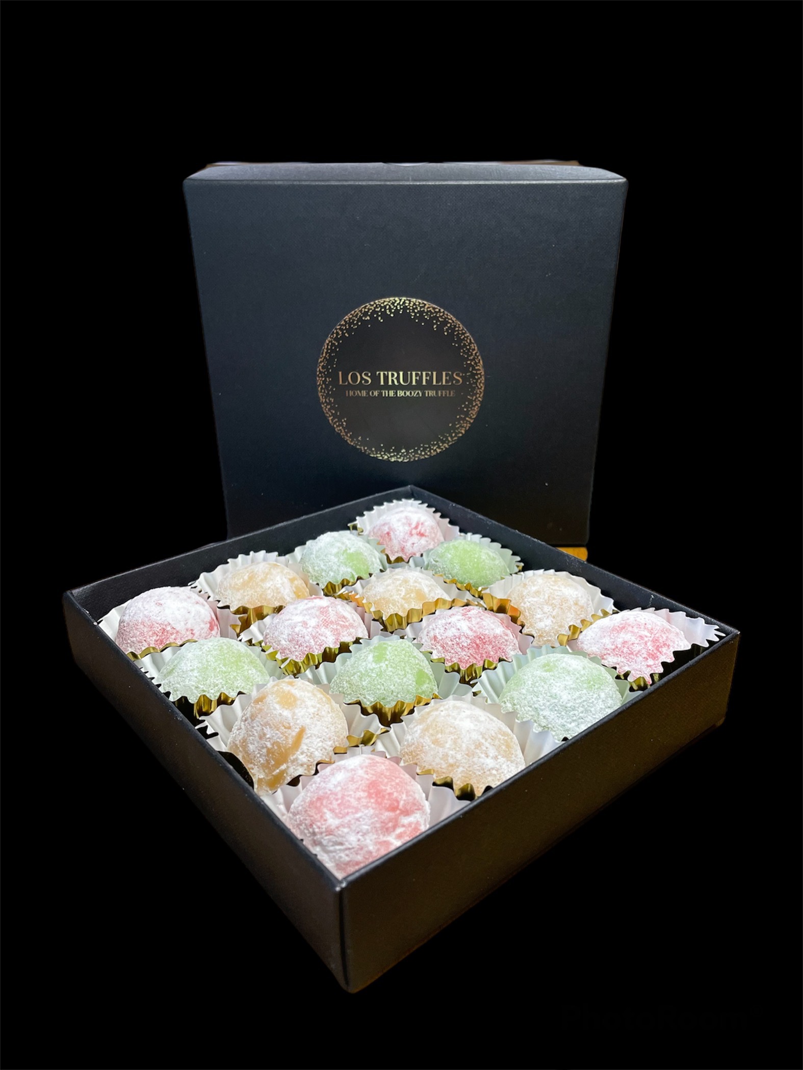 Chocolate truffles gift box